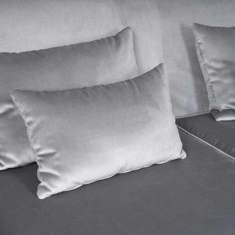 Casa Padrino Luxus Neoklassik Sofa Silber / Gold 202 x 94 x H. 85 cm - Wohnzimmer Sofa - Hotel Sofa - Wohnzimmer Möbel - Hotel Möbel - Luxus Möbel - Neoklassik Möbel
