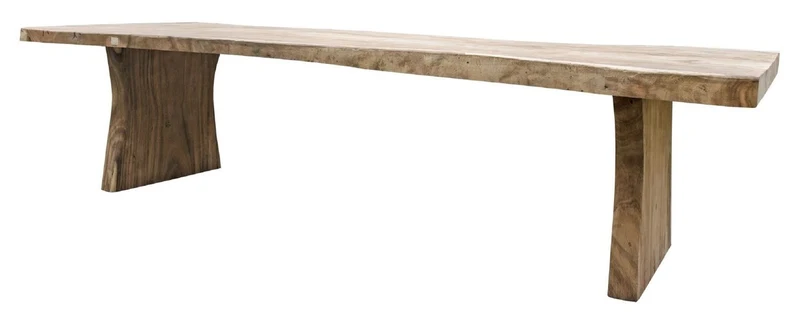 Casa Padrino Landhausstil Esstisch Naturfarben 300 cm - Riesiger rustikaler Massivholz Küchentisch - Rustikale Esszimmer Möbel - Massivholz Esszimmer Möbel - Landhausstil Esszimmer Möbel