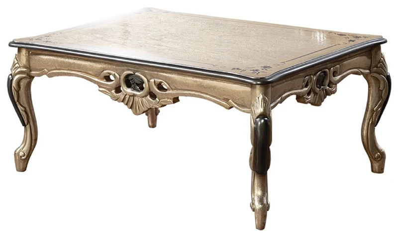 Casa Padrino Luxus Barock Wohnzimmer Set Lila / Antik Gold / Schwarz - 2 Barock Sofas & 2 Barock Sessel & 1 Barock Couchtisch - Luxus Wohnzimmer Möbel im Barockstil - Barock Möbel
