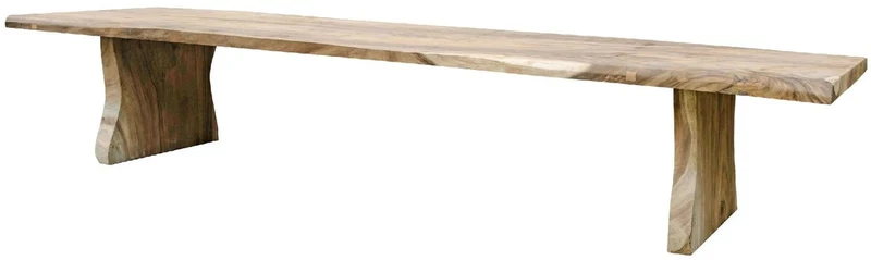 Casa Padrino Landhausstil Esstisch Naturfarben 400 cm - Riesiger rustikaler Massivholz Küchentisch - Rustikale Esszimmer Möbel - Massivholz Esszimmer Möbel - Landhausstil Esszimmer Möbel
