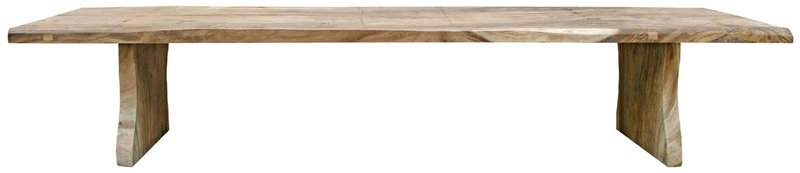 Casa Padrino Landhausstil Esstisch Naturfarben 400 cm - Riesiger rustikaler Massivholz Küchentisch - Rustikale Esszimmer Möbel - Massivholz Esszimmer Möbel - Landhausstil Esszimmer Möbel