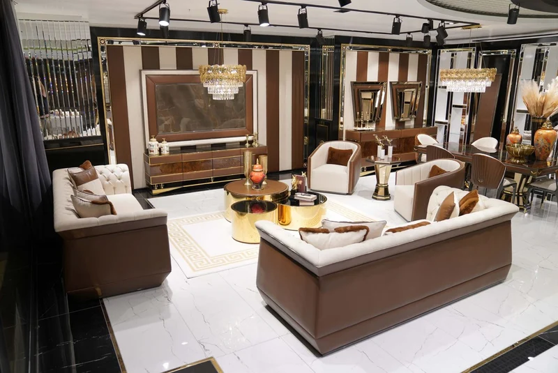 Casa Padrino Luxus Sessel Naturfarben / Braun / Grau - Wohnzimmer Sessel - Hotel Sessel - Wohnzimmer Möbel - Luxus Möbel - Wohnzimmer Einrichtung - Luxus Einrichtung - Möbel Luxus