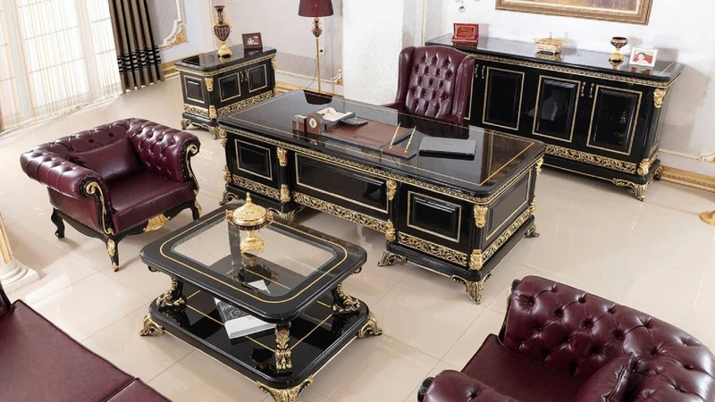 Casa Padrino Luxus Barock Chesterfield Leder Sessel Bordeauxrot / Schwarz / Gold - Prunkvoller Echtleder Wohnzimmer Sessel - Luxus Wohnzimmer Möbel im Barockstil - Barock Leder Möbel