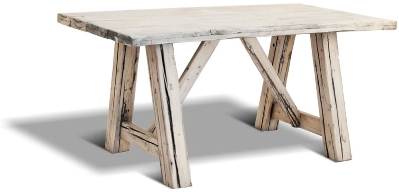 Casa Padrino Landhausstil Esstisch Antik Weiß - Verschiedene Größen - Rustikaler Massivholz Küchentisch - Rustikale Massivholz Esszimmer Möbel - Landhausstil Esszimmer Möbel