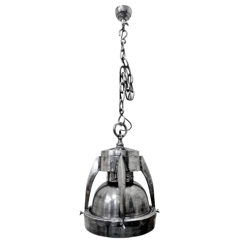 Casa Padrino Luxus Industrieleuchte im rustikalem einzigartigem Look 39 x 39 x 56 cm - Eyecatcher Industrial Design Industrie Look