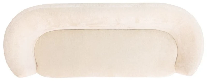 Casa Padrino Luxus Sofa Weiß 210 x 85 x H. 73 cm - Wohnzimmer Sofa - Wohnzimmer Möbel - Luxus Möbel - Wohnzimmer Einrichtung - Luxus Einrichtung - Luxus Qualität