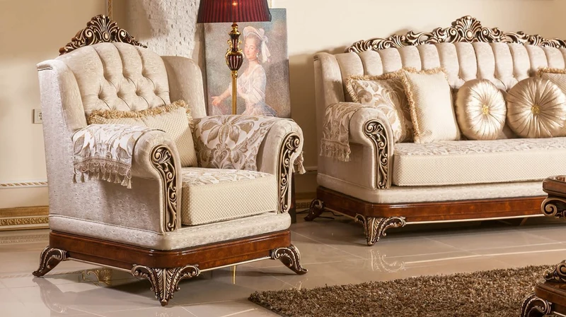 Casa Padrino Luxus Barock Sofa Gold / Braun / Bronzefarben - Prunkvolles Wohnzimmer Sofa mit elegantem Muster - Barock Wohnzimmer & Hotel Möbel - Edel & Prunkvoll