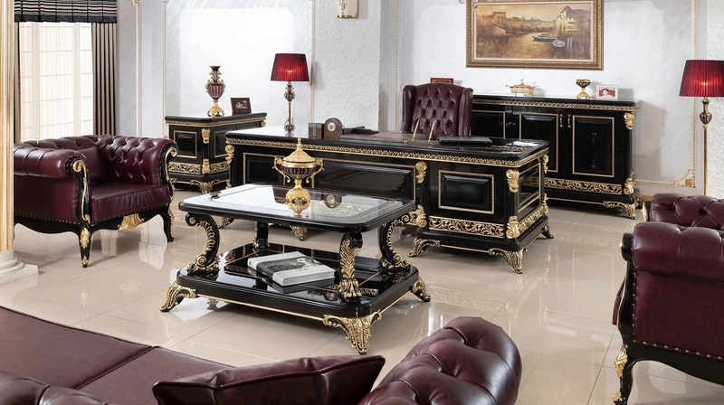 Casa Padrino Luxus Barock TV Schrank Schwarz / Gold - Prunkvolles Massivholz Sideboard mit 2 Türen - Barock Möbel - Edel & Prunkvoll