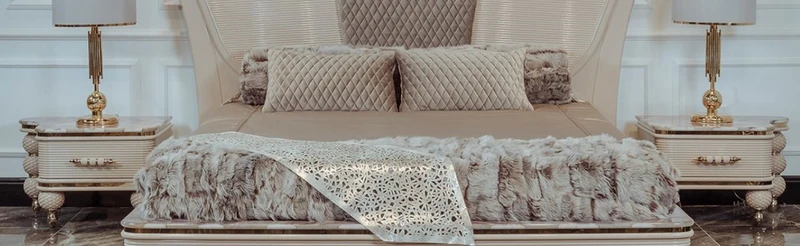 Casa Padrino Luxus Art Deco Nachttisch Set Grau / Weiß / Gold 75 x 50 x H. 48 cm - Prunkvolle Massivholz Nachtkommoden - Art Deco Schlafzimmer & Hotel Möbel - Luxus Kollektion