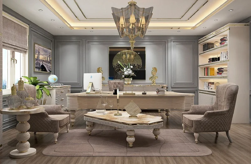 Casa Padrino Luxus Art Deco Couchtisch Weiß / Beige / Grau / Gold - Wohnzimmertisch mit Kunstmarmor Tischplatte - Art Deco Wohnzimmer & Hotel Möbel - Luxus Kollektion