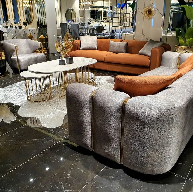 Casa Padrino Luxus Sessel Silber / Gold 82 x 78 x H. 86 cm - Wohnzimmer Sessel - Hotel Sessel - Luxus Möbel