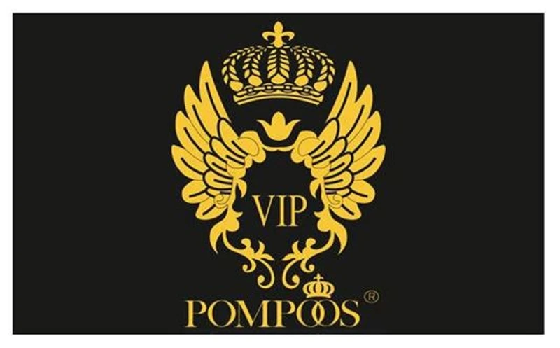Pompöös by Casa Padrino Luxus Designer Fußmatte von Harald Glööckler Krone VIP Schwarz / Gold 80 x 50 cm - Pompööse Deko Accessoires