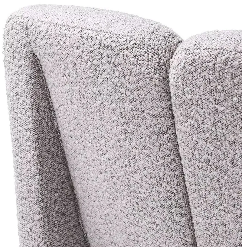 Casa Padrino Designer Sessel Grau 75 x 73 x H. 72,5 cm - Wohnzimmer & Hotel Sessel - Wohnzimmer & Hotel Möbel - Luxus Kollektion