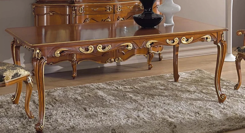 Casa Padrino Luxus Barock Esszimmer Set Grün / Braun / Gold - 1 Ausziehbarer Barock Esstisch & 6 Barock Esszimmerstühle - Esszimmer Möbel im Barockstil - Luxus Qualität - Made in Italy