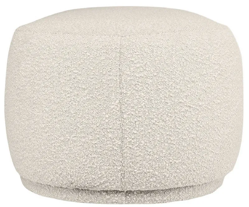 Casa Padrino Luxus Sitzbank Cremefarben 137,5 x 56,5 x H. 38 cm - Gepolsterte Wohnzimmer Bank - Wohnzimmer Möbel - Hotel Möbel - Luxus Kollektion