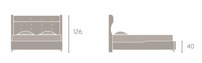Casa Padrino Luxus Doppelbett Beige / Braun - Modernes Massivholz Bett - Moderne Schlafzimmer & Hotel Möbel - Luxus Kollektion