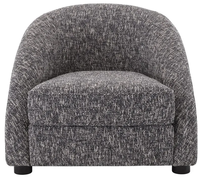 Casa Padrino Luxus Sessel Schwarz / Schwarz 88 x 80 x H. 65 cm - Wohnzimmer Sessel - Luxus Wohnzimmer Möbel