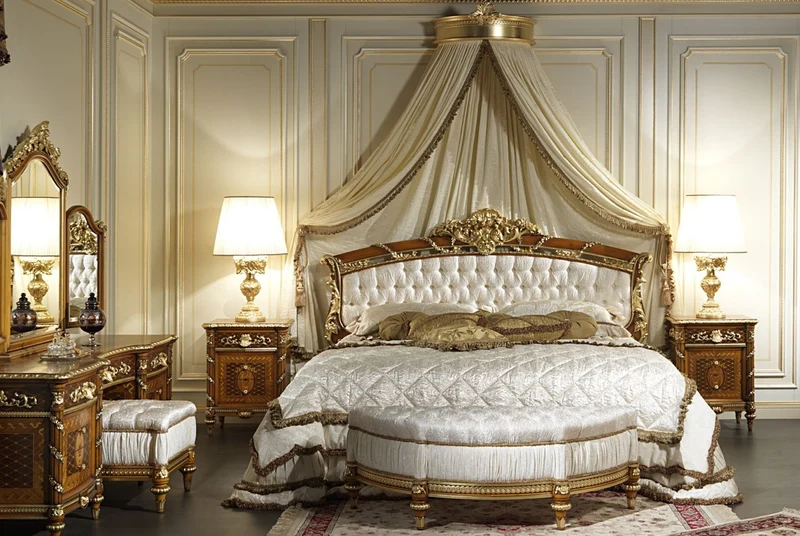 Casa Padrino Luxus Barock Kommode mit Spiegel Braun / Gold - Prunkvoller handgefertigter Schminktisch mit Wandspiegel - Hotel Möbel - Schloss Möbel - Luxus Qualität - Made in Italy