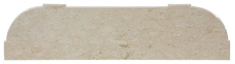 Casa Padrino Luxus Barock Konsole Braun / Gold / Cremefarben - Handgefertigter Massivholz Konsolentisch mit edlen Verzierungen und Marmorplatte - Barock Möbel