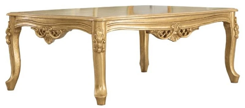 Casa Padrino Luxus Barock Wohnzimmer Set Hellgrün / Gold - 2 Sofas & 2 Sessel & 1 Couchtisch - Handgefertigte Barock Wohnzimmer Möbel - Edel & Prunkvoll