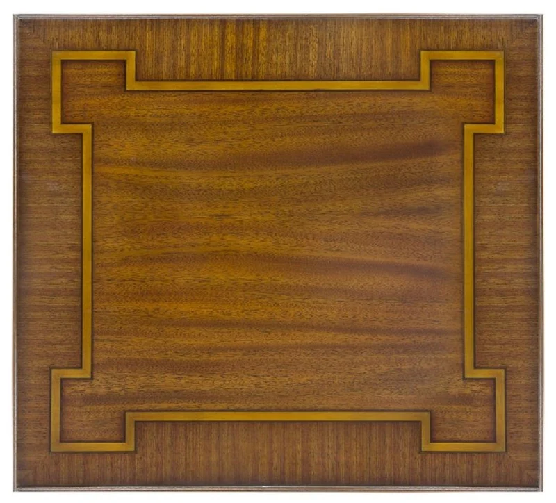 Casa Padrino Luxus Barock Beistelltisch Braun 48 x 44 x H. 62 cm - Edler Mahagoni Tisch im Barockstil - Barock Mahagoni Möbel
