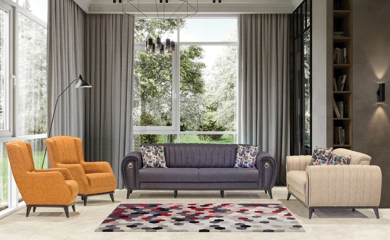 Casa Padrino Luxus Schlafsofa Beige / Schwarz / Gold 222 x 90 x H. 80 cm - Modernes Wohnzimmer Sofa - Luxus Wohnzimmer Möbel