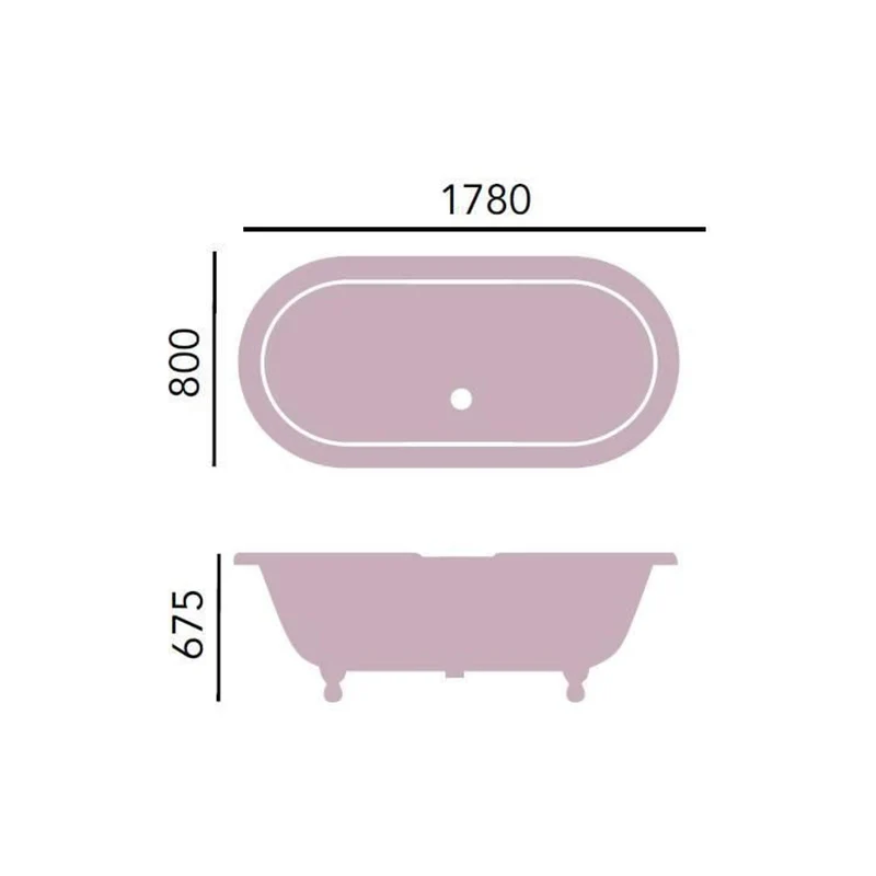 Casa Padrino Luxus Gusseisen Badewanne Türkis / Weiß 178 cm - Gebogene freistehende Badewanne - Barock & Jugendstil Badezimmer Möbel