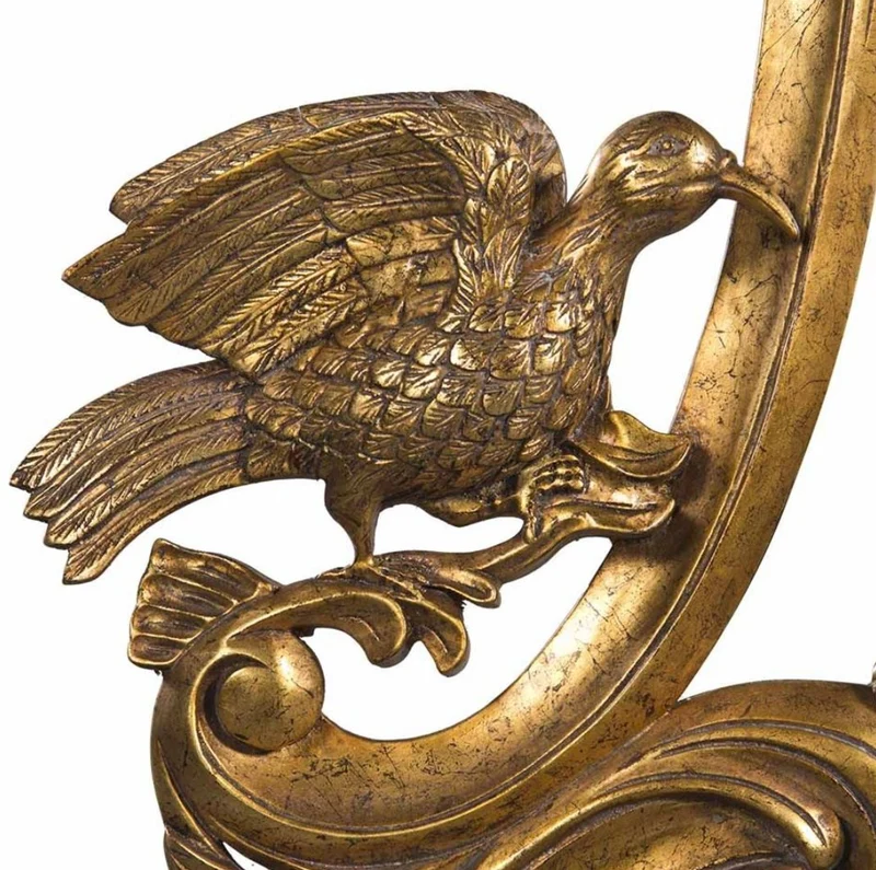 Casa Padrino Luxus Barock Spiegel Antik Gold 128 x 8 x H. 223 cm - Prunkvoller handgeschnitzter Wandspiegel im Barockstil - Antik Stil Garderoben Spiegel - Wohnzimmer Spiegel - Barock Möbel