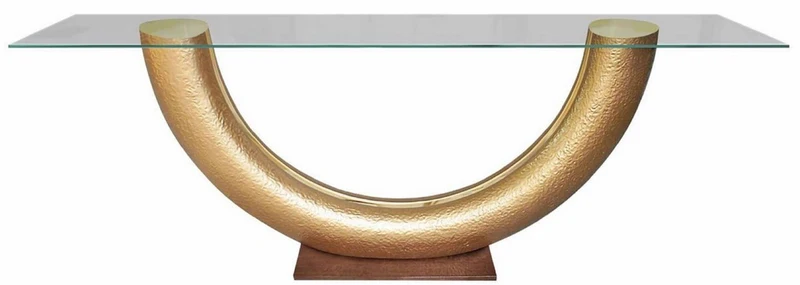 Casa Padrino Luxus Möbel Set Gold / Dunkelbraun - Konsolentisch mit Wandspiegel - Wohnzimmer Möbel - Hotel Möbel - Luxus Kollektion