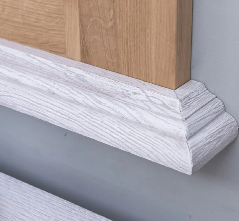 Casa Padrino Landhausstil Badezimmer Set Braun / Weiß - 1 Doppelwaschtisch & 2 Waschbecken & 2 Wasserhähne & 1 Wandspiegel - Massivholz Badezimmermöbel im Landhausstil