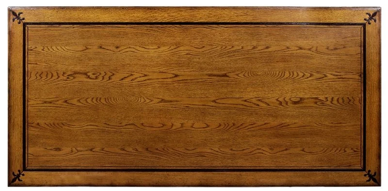Casa Padrino Luxus Landhausstil Esstisch Braun 210 x 102 x H. 77 cm - Rustikaler Massivholz Küchentisch - Rustikale Landhausstil Massivholz Esszimmer Möbel