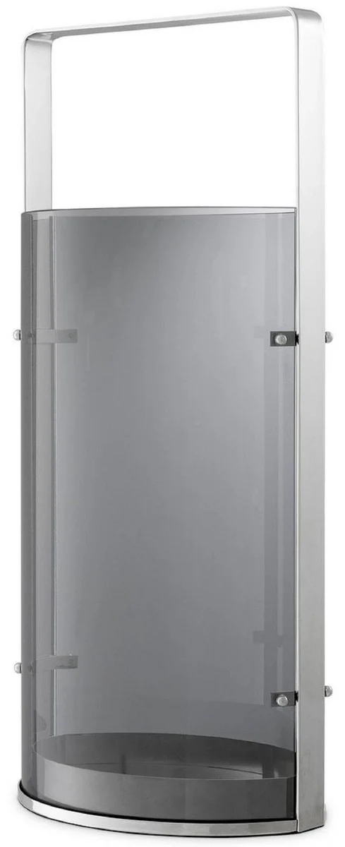 Casa Padrino Luxus Kerzenleuchter Silber / Grau 29,5 x 21 x H. 65 cm - Gastronomie Accessoires - Luxus Qualität