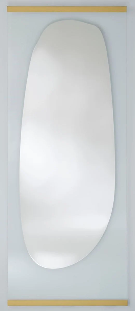 Casa Padrino Designer Spiegel Gold 71 x H. 178 cm - Eleganter Wandspiegel - Luxus Kollektion