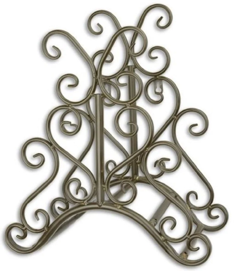 Casa Padrino Jugendstil Gartenschlauch Wandhalter Braun 31,6 x H. 34,5 cm - Nostalgische Metall Schlauch Wandhalterung - Barock & Jugendstil Garten Accessoires