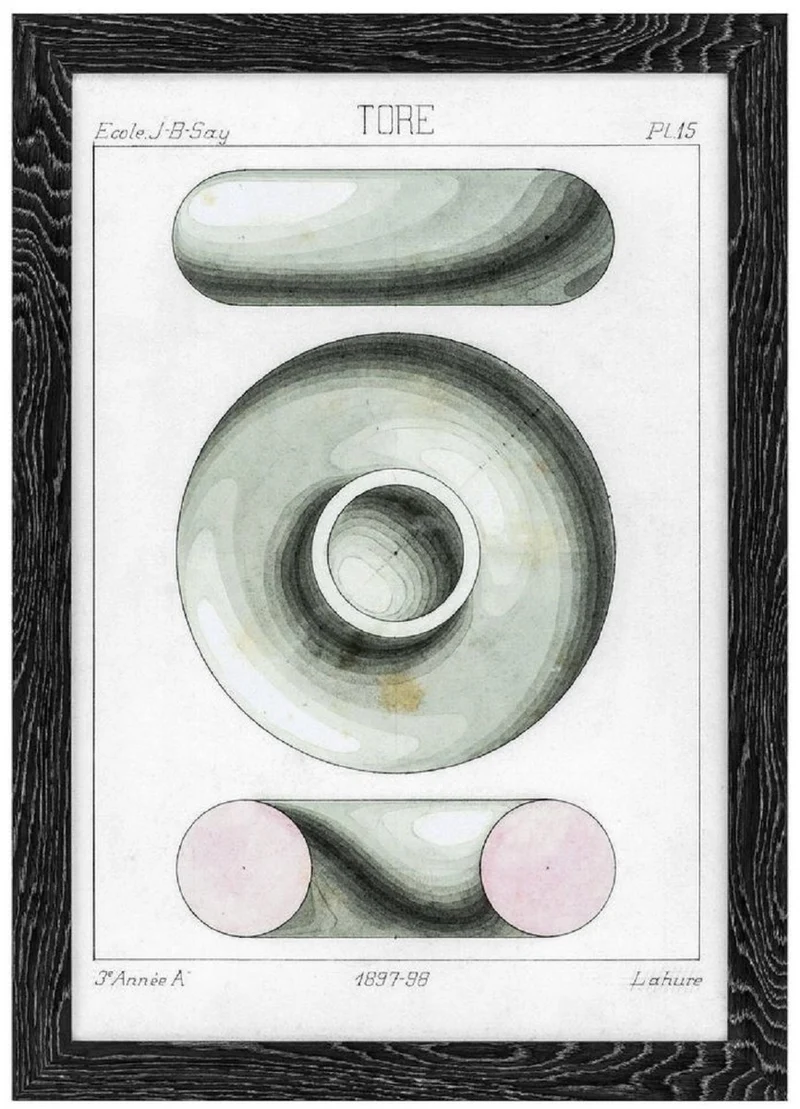 Casa Padrino Luxus Bilder Set Sphärische Projektionen Schwarz / Weiß / Grau 59 x H. 83 cm - Kunstdrucke - Wandbilder - Wanddeko - Deko Accessoires