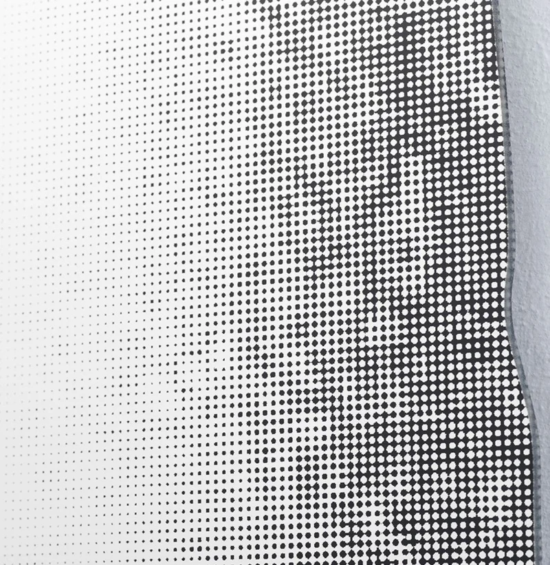 Casa Padrino Designer Spiegel Schwarz 64 x H. 175 cm - Wandspiegel in 3-D Felsen Optik - Garderobenspiegel - Wohnzimmer Spiegel - Luxus Kollektion