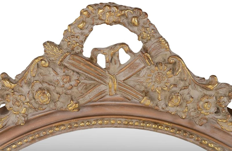 Casa Padrino Barock Wandspiegel Braun / Gold 115 x H. 207 cm - Barockstil Spiegel Antik Stil Möbel