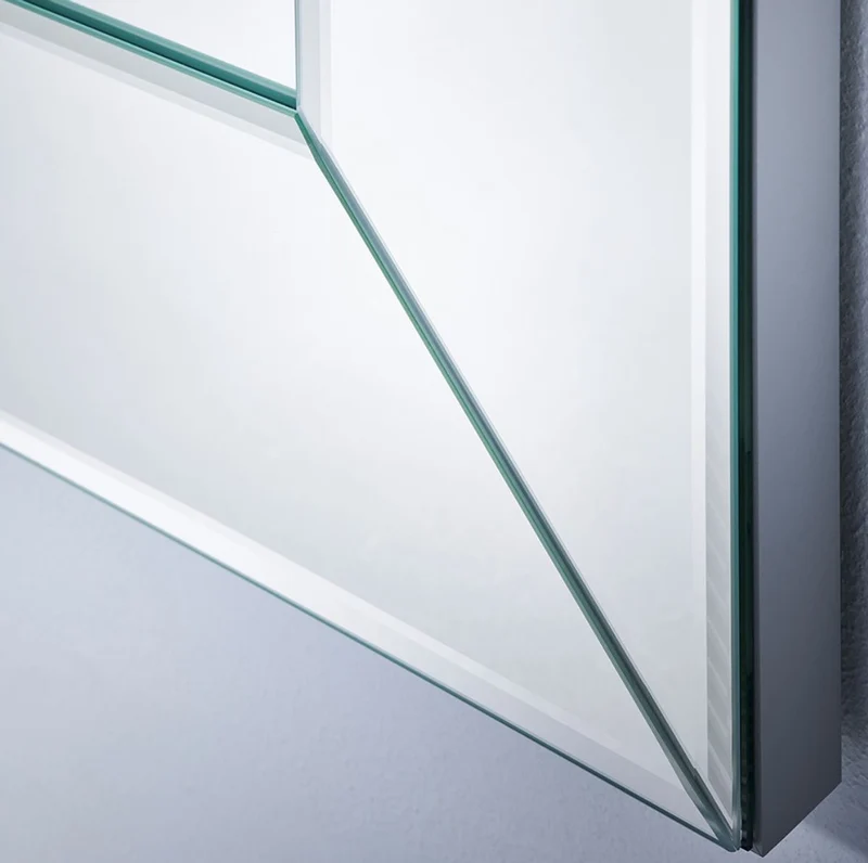Casa Padrino Luxus Spiegel mit Aluminiumrahmen 100 x H. 200 cm - Garderobenspiegel - Wohnzimmer Spiegel - Schlafzimmer Spiegel - Luxus Qualität