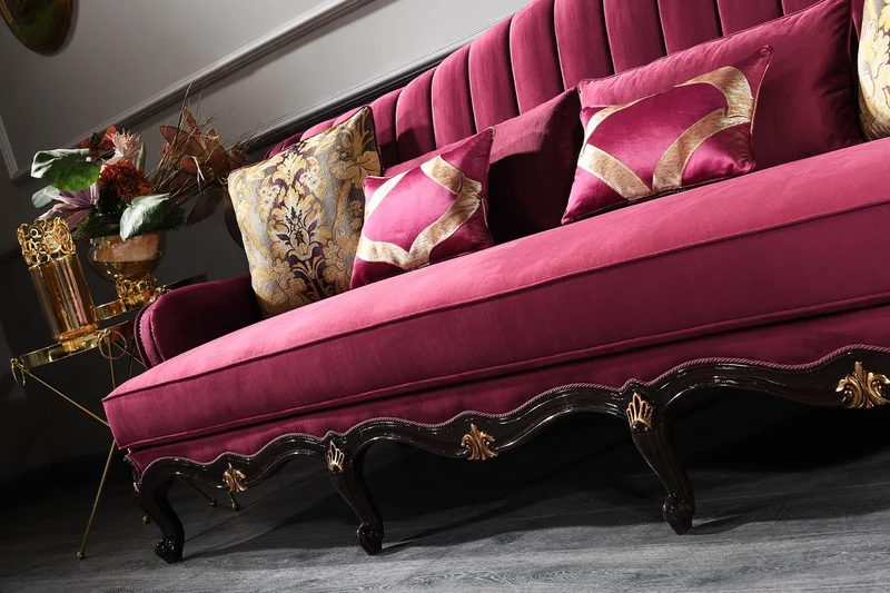 Casa Padrino Luxus Barock Wohnzimmer Set - 2 Sofas & 2 Sessel & 1 Couchtisch - Barock Möbel - Edel & Prunkvoll - Luxus Qualität - Made in Italy