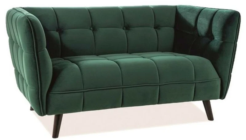 Casa Padrino Luxus Wohnzimmer Sofa mit edlem Samtstoff 145 x 85 x H. 78 cm - Luxus Möbel