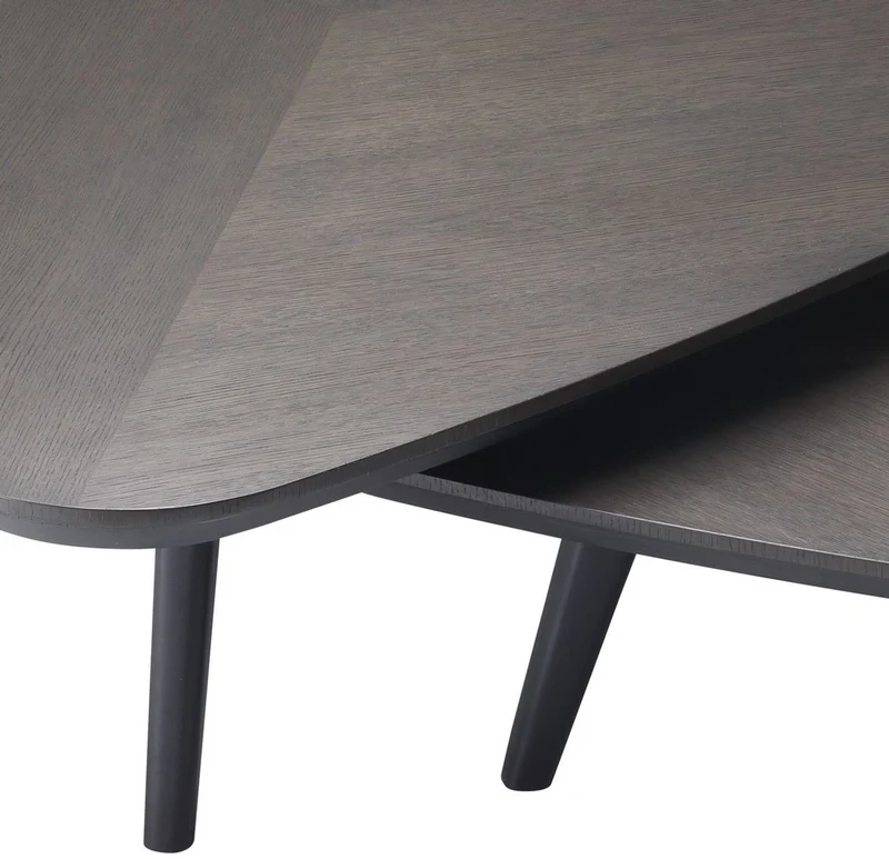 Casa Padrino Luxus Couchtisch Set Mokkafarben - 2 Massivholz Wohnzimmertische - Wohnzimmer Möbel - Luxus Qualität