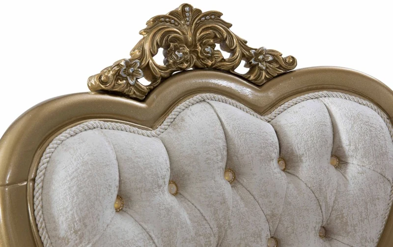 Casa Padrino Luxus Barock Wohnzimmer Set Blau / Weiß / Gold - 2 Sofas & 2 Sessel & 1 Couchtisch - Prunkvolle Barock Möbel - Wohnzimmer Möbel
