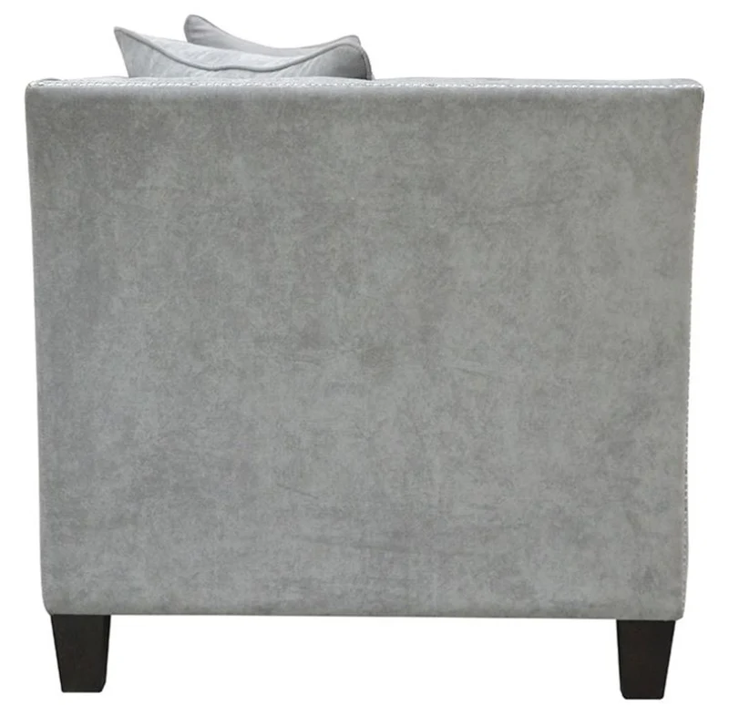 Casa Padrino Luxus Chesterfield Samt Sofa mit Kissen 174,5 x 91 x H. 86 cm - Verschiedene Farben - Wohnzimmer Möbel - Chesterfield Möbel