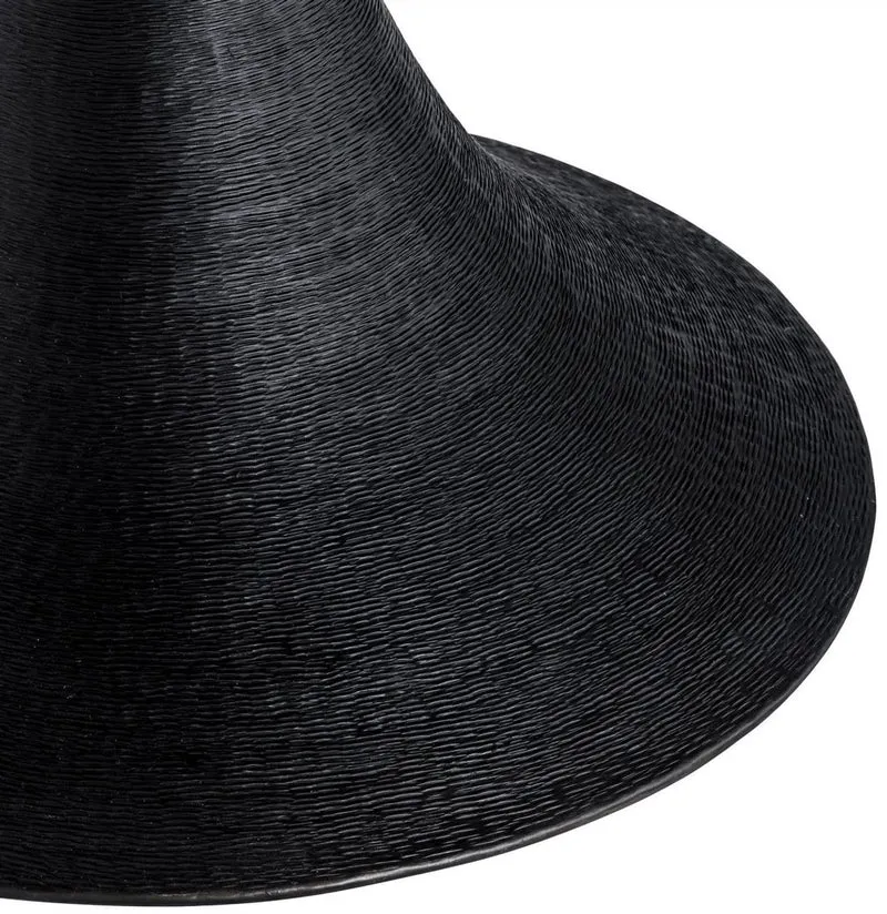 Casa Padrino Luxus Esstisch Schwarz Ø 140 x H. 76 cm - Runder Küchentisch - Luxus Esszimmer Möbel