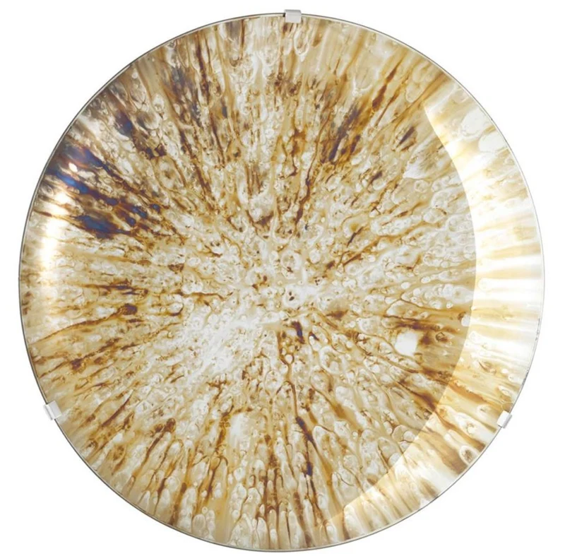 Casa Padrino Designer Wanddeko Antik Gold Ø 104 cm - Konkaver Deko Spiegel mit Wandhalterung - Luxus Qualität