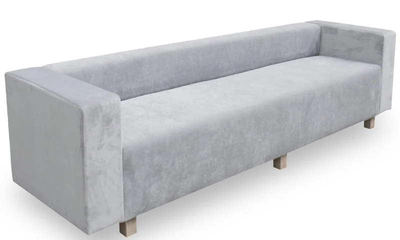 Casa Padrino Luxus Wohnzimmer Samt Sofa 260 x 75 x H. 70 cm - Verschiedene Farben - Wohnzimmermöbel