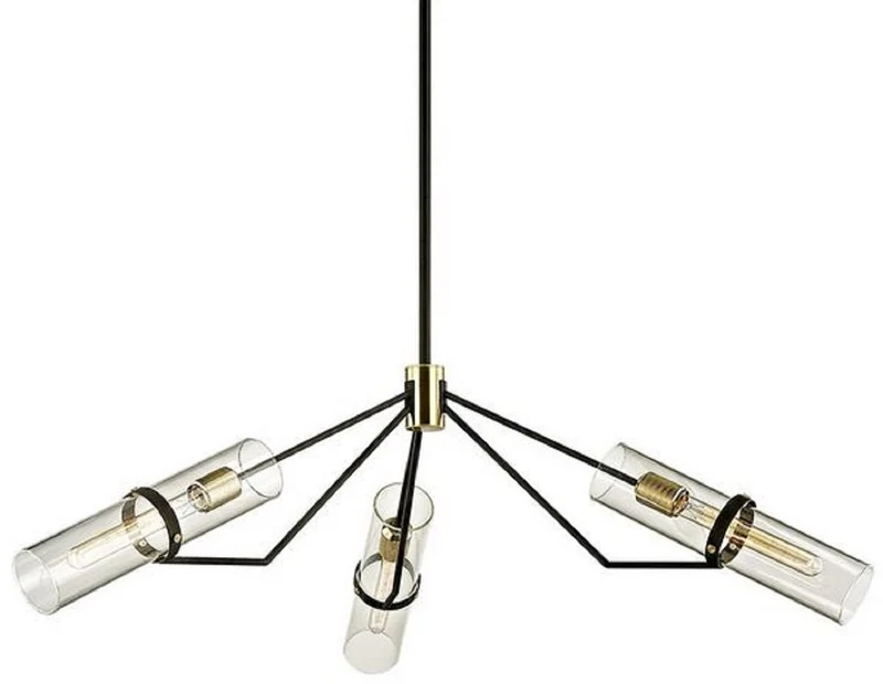 Casa Padrino Luxus Kronleuchter Bronze / Messing 127 x H. 37,5 cm - Designer Wohnzimmer Kronleuchter