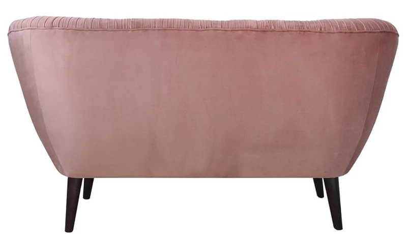 Casa Padrino Luxus Sofa mit dekorativen Falten 144 x 79 x H. 81 cm - Verschiedene Farben - Hotel Möbel