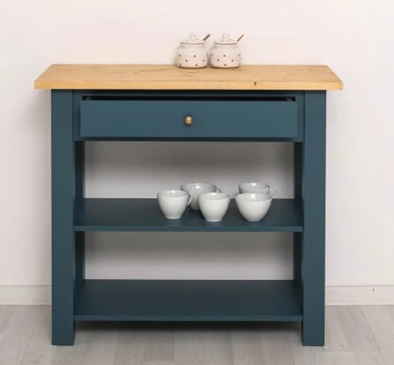 Casa Padrino Konsole im Landhausstil mit 1 Schublade, 100 x 45 x 89 cm