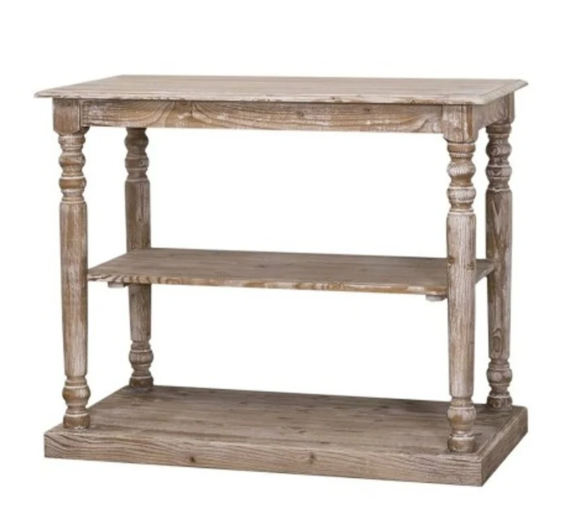 Casa Padrino Konsole im Landhausstil mit 1 Ablage, 110 x 60 x 89 cm